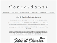 Tablet Screenshot of concordanze.com